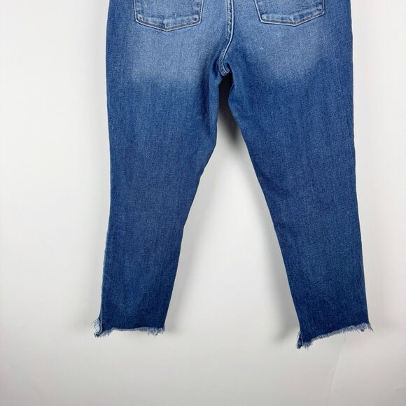 Abercrombie & Fitch Simone High Rise Ankle Distressed Jeans Size 31/12r - Picture 7 of 16